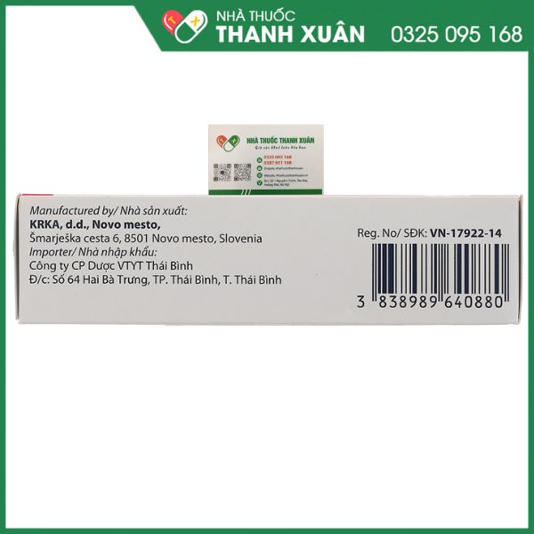 Mirzaten 30mg - Điều trị bệnh trầm cảm